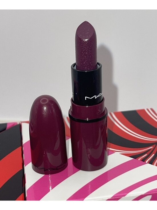 M·A·C Other - MAC Mini Lipstick Rebel Satin A21 Berry Plum Classic Travel Size New No Box